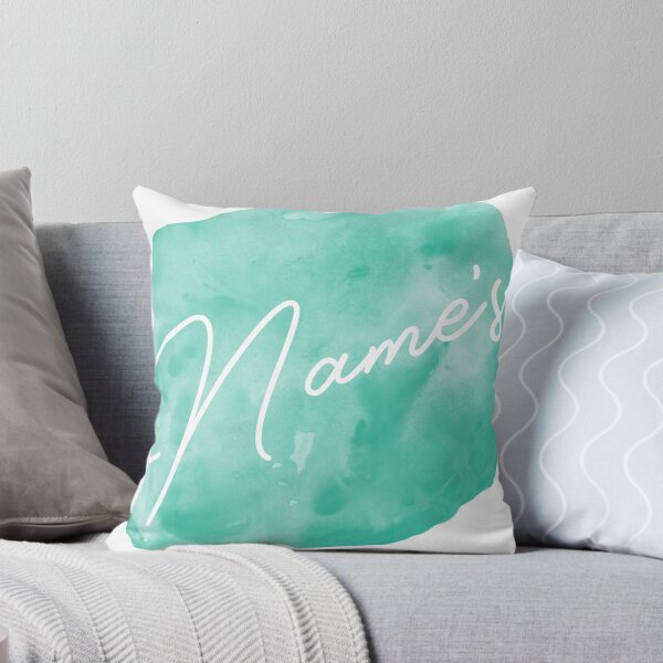 Item preview, Customizable Name in Stain - Teal designed and sold by Joe-s.
