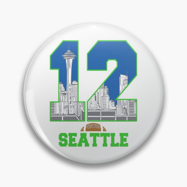 Item preview, Seattle Football #12 graphic for fans of Seattle designed and sold by BRtisticDesigns.