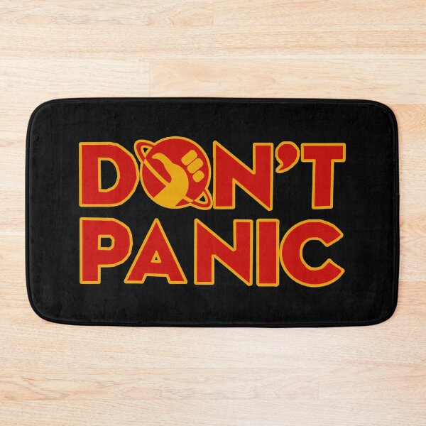 Item preview, Don't panic The Hitchhiker's Guide to the Galaxy designed and sold by yinon-h.