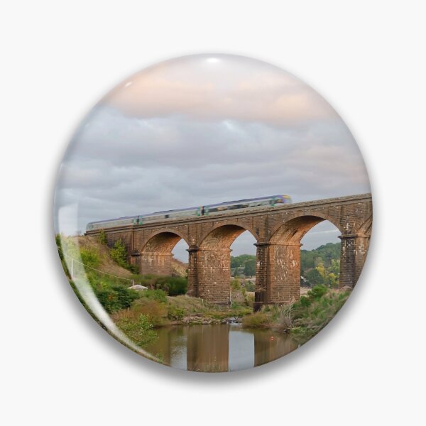 Item preview, Train crossing Malmsbury Bridge, Victoria designed and sold by yvonne hyland.