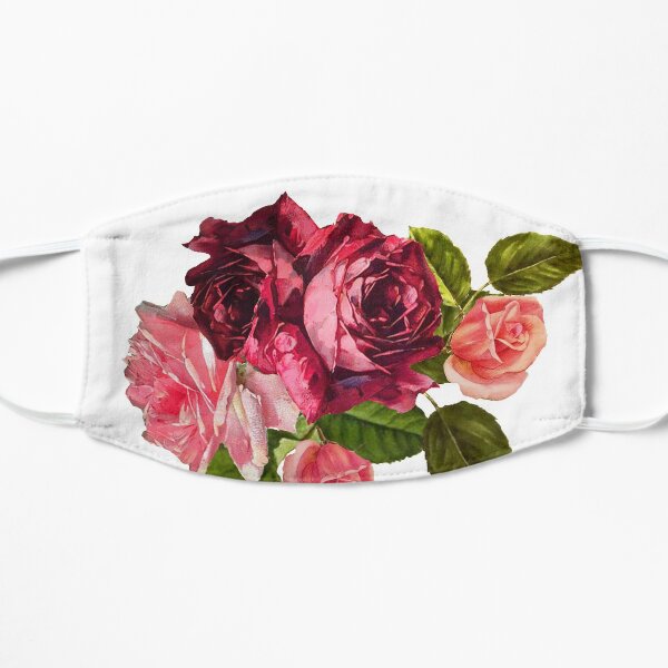 Vintage Rose Bouquet Mask