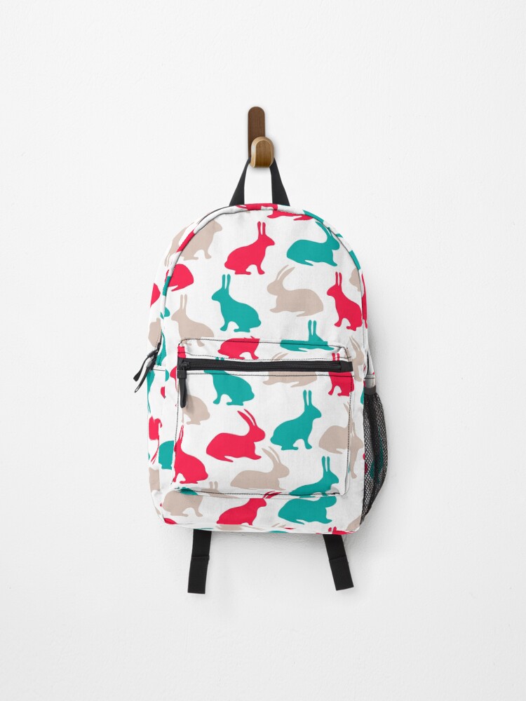 Thumbnail 1 of 3, Backpack, Spring easter rabbits designed and sold by leffka.