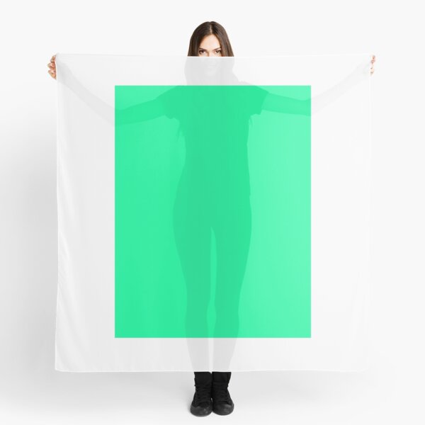 Item preview, Aquamarine green solid color designed and sold by EarthlingHelena.