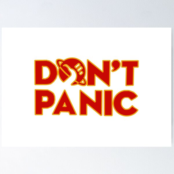 Item preview, don't panic The Hitchhiker's Guide to the Galaxy designed and sold by yinon-h.