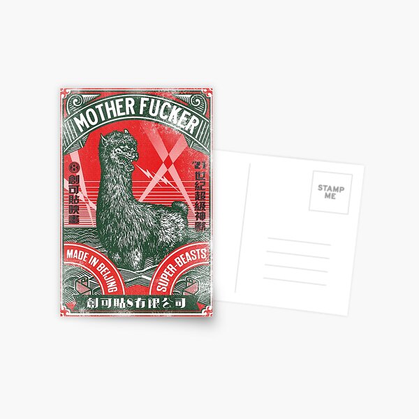 Mother Fucker Postcard