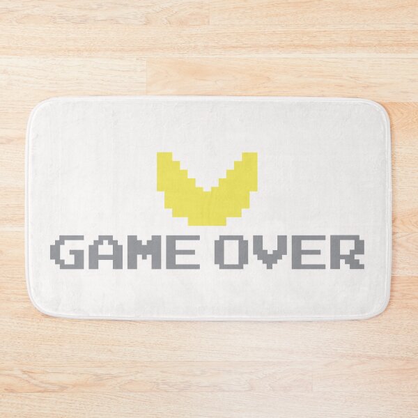 Item preview, Game Over Gamer Geek retro video game pixel art face mask  designed and sold by blastshmucks.