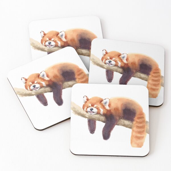 Item preview, Cute Red Panda Painting designed and sold by F1 Studio.