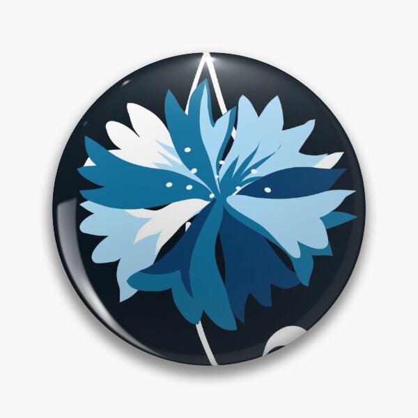 Item preview, Stylized blue cornflowers  designed and sold by Avisnanna.