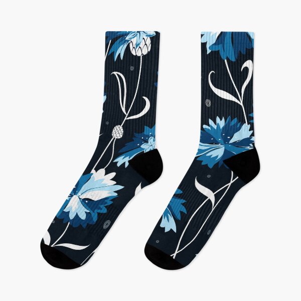 Item preview, Stylized blue cornflowers  designed and sold by Avisnanna.