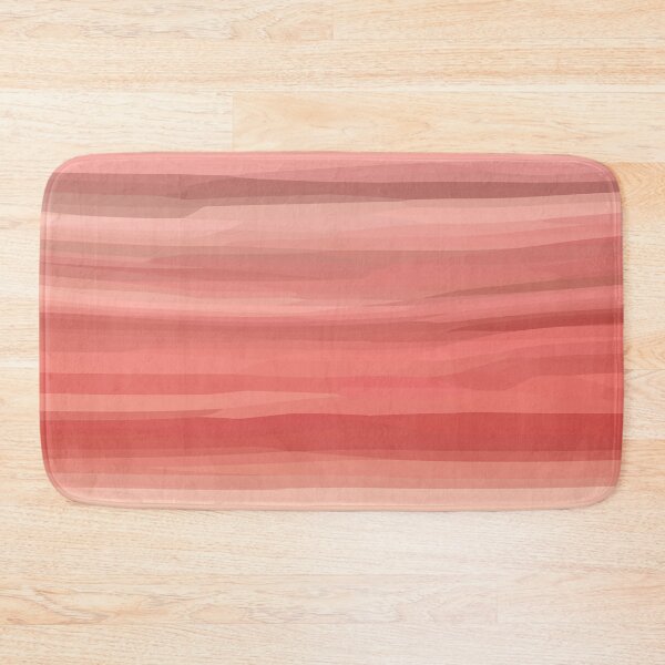 Item preview, Peach Pink Rose Pastel Wave Stripes  designed and sold by KavimaCreatives.