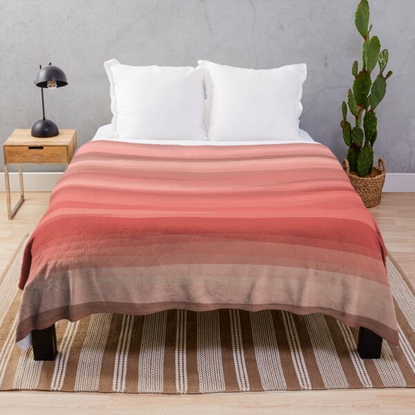 Item preview, Peach Pink Rose Pastel Wave Stripes  designed and sold by KavimaCreatives.