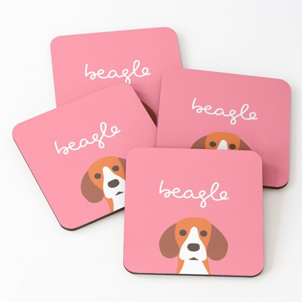 Item preview, beagle pink background designed and sold by TanyaHayes.