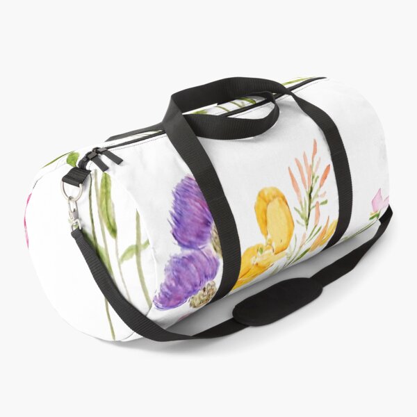 Item preview, hand painted pink yellow white and purple wildflower 2020 designed and sold by ColorandColor.