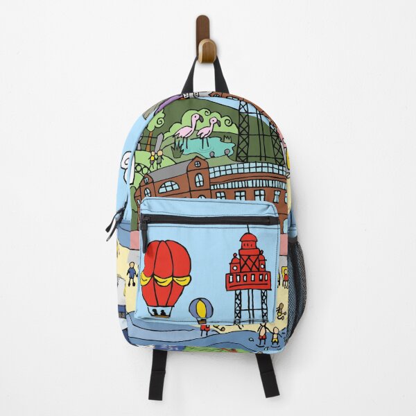 Item preview, Doodle Style Blackpool Illustration designed and sold by LouiseFranksArt.