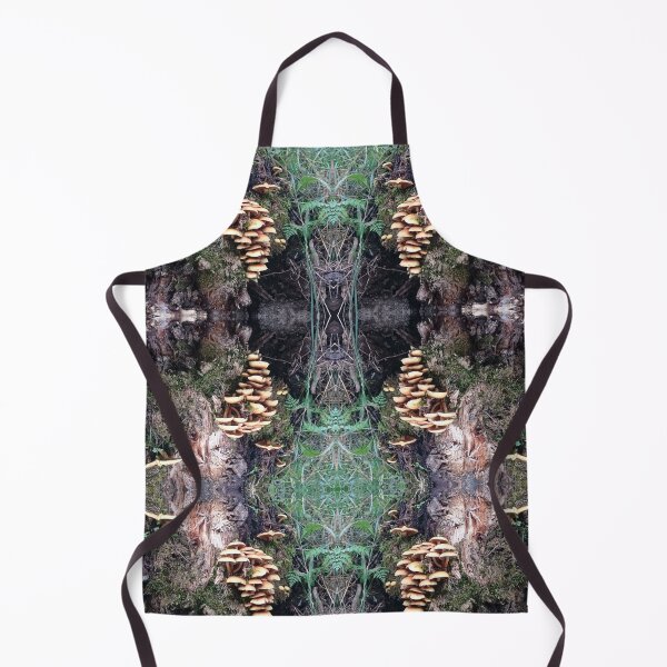 Item preview, Mushrooms on a Tree Stump - Mirrored designed and sold by svehex.