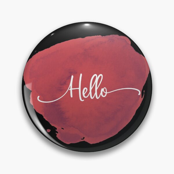 Item preview, Hello Watercolor Red designed and sold by weezdomteez.