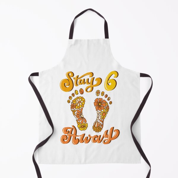 Item preview, Stay 6 Feet Away Boho Stay Away Social Distancing 60s 70s Flower Power designed and sold by DoubleBrush.