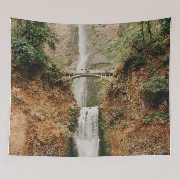 Item preview, Multnomah Falls At Autumn  designed and sold by Emilia Oxelheim.