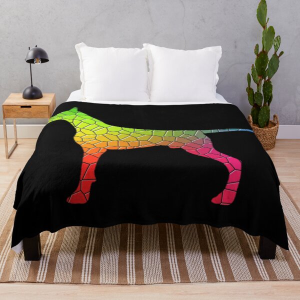 Item preview, doberman silhouette mosaic pattern for dog lovers  designed and sold by cathelkav.