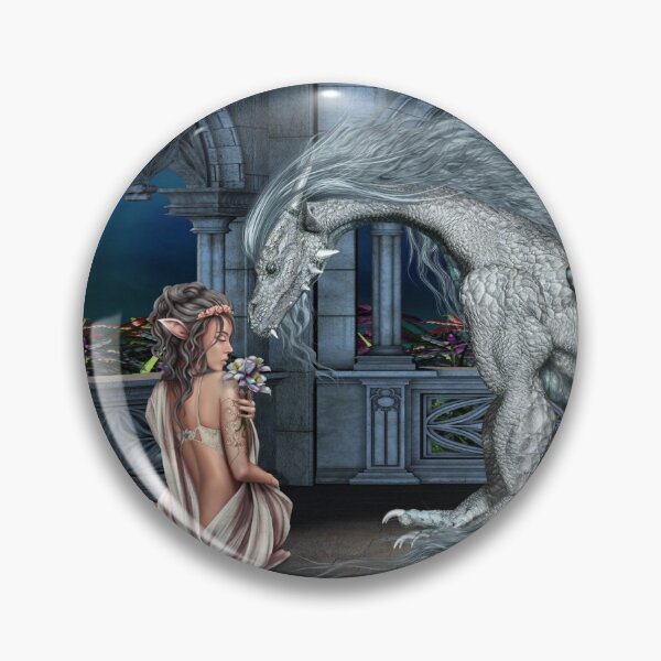 Item preview, The Silver Dragon and the Maiden designed and sold by LoneAngel.