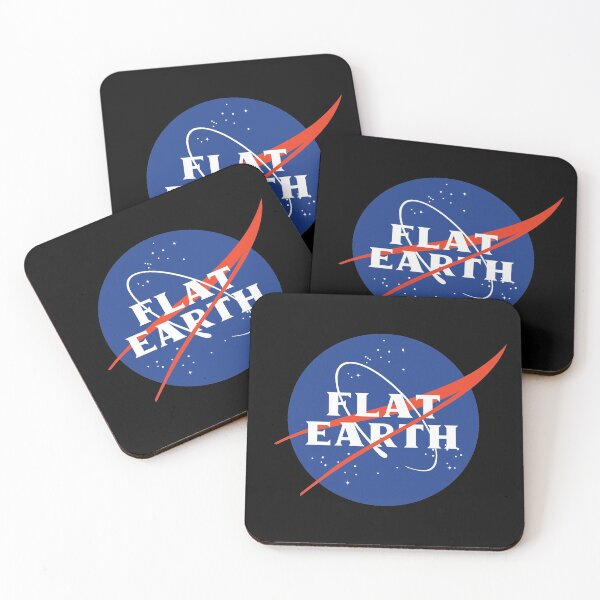 Item preview, Flat Earth Nasa Logo Mashup  designed and sold by OldDannyBrown.