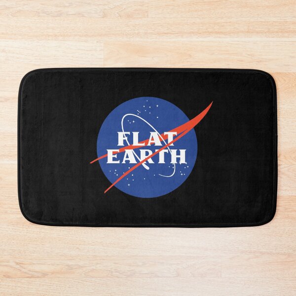 Item preview, Flat Earth Nasa Logo Mashup  designed and sold by OldDannyBrown.