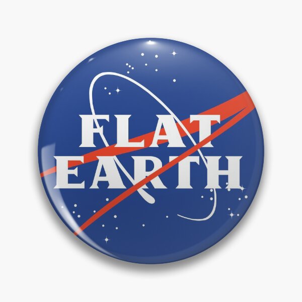 Item preview, Flat Earth Nasa Logo Mashup  designed and sold by OldDannyBrown.