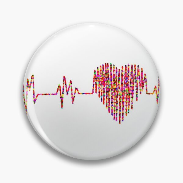 Item preview, Colorful heart rhythm designed and sold by Ledosdesigns.