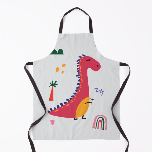 DINO RED Apron
