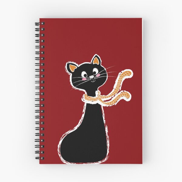 Item preview, Black Cat Long Neck Red designed and sold by ranadigipaint.