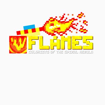 Artwork thumbnail, Flames -- Colonists of the Spiral Nebula by 3DaysMade