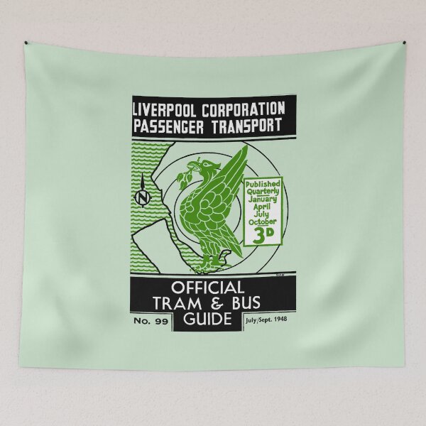 Item preview, LIVERPOOL TRAM AND BUS GUIDE designed and sold by ThrowbackAds.