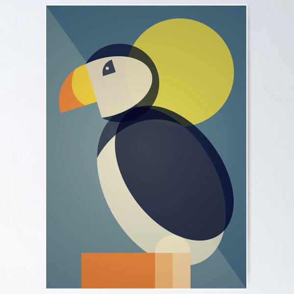 Item preview, Mid Century Puffin designed and sold by cloudcuckoo1970.