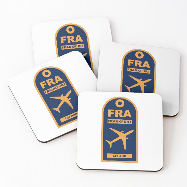 Item preview, Frankfurt Airport and Lufthansa Airlines Luggage Tag designed and sold by JonesyDave.