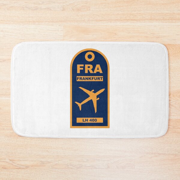 Item preview, Frankfurt Airport and Lufthansa Airlines Luggage Tag designed and sold by JonesyDave.