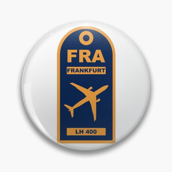 Item preview, Frankfurt Airport and Lufthansa Airlines Luggage Tag designed and sold by JonesyDave.