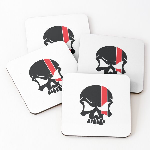 Item preview, Firefighter Skull with Thin Red Line for a Fireman designed and sold by cartattz.