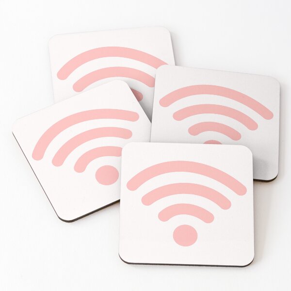 Item preview, Aesthetic Pink Wifi Symbol designed and sold by CaitlinCerys.
