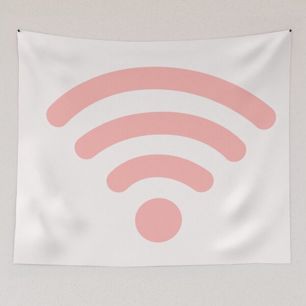 Item preview, Aesthetic Pink Wifi Symbol designed and sold by CaitlinCerys.