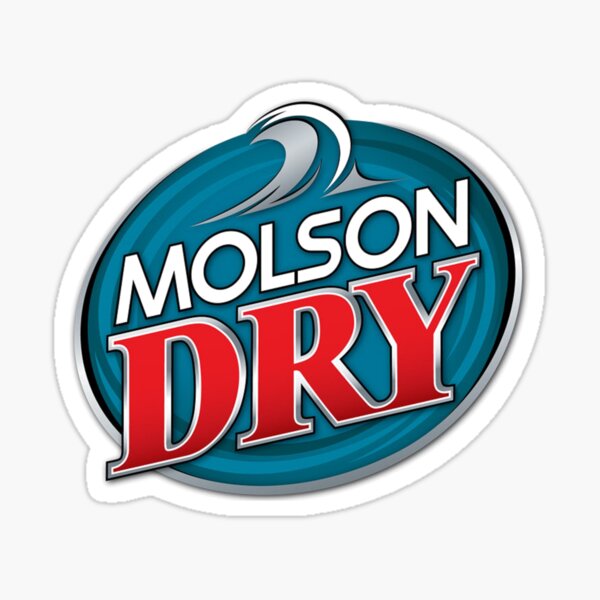 Molson Dry Sticker