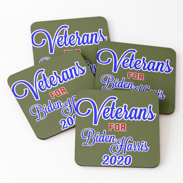 Item preview, Veterans for Biden Harris 2020-Typography designed and sold by Feline Rockstars.