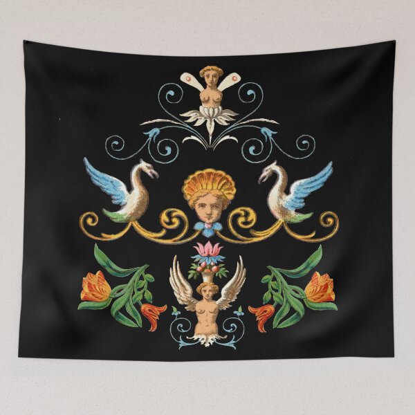 Item preview, Angels Baroque Mural designed and sold by noveltiko.