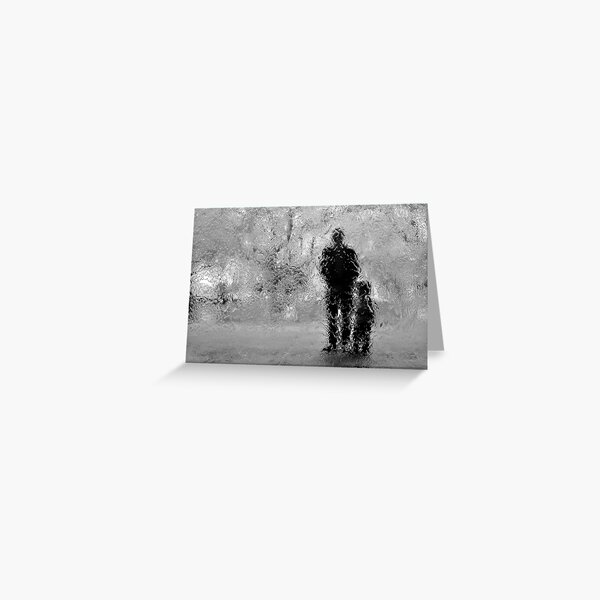 Father and Son Greeting Card