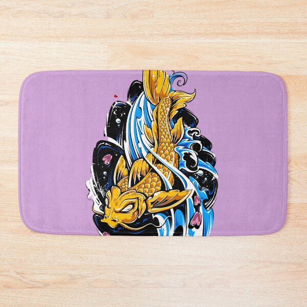 Item preview, Japanese koi jumping designed and sold by Rakos-Merch.