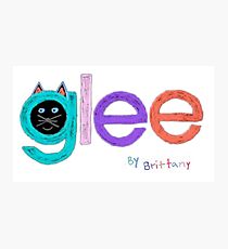 Glee logo by brittany Photographic Print
