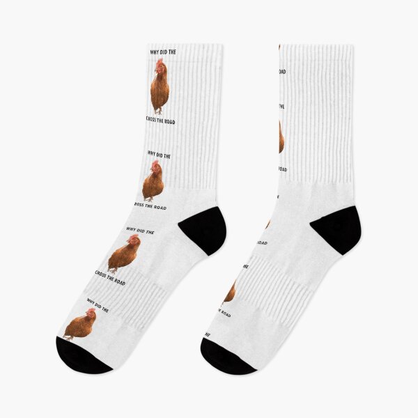 Item preview, Why Did the Chicken Cross the Road designed and sold by LuckyKermit.