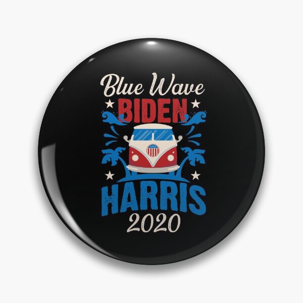 Item preview, Blue Wave Biden Harris 2020 - Retro Democrat designed and sold by GriffsGraphix.
