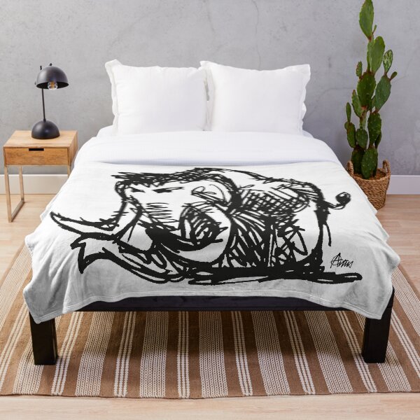Woolly Mammoth Throw Blanket