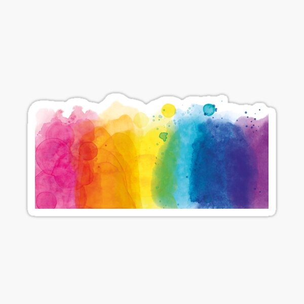 Regenbogen Explosion Sticker