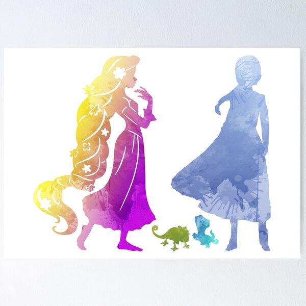 Pastele Best Rapunzel And Mother Gothel Tangled Custom Personalized Silk  Poster Print Wall Decor 20 x